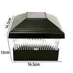 Solar LED Fence Lights - Waterproof Outdoor Set