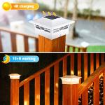 Solar Post Lights for Fences - 4x4 & 6x6
