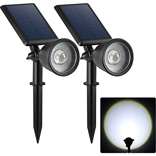 FALOVE Solar Spotlights: Bright & Waterproof [2-pack]