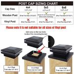 6 Pack Solar Post Lights - Warm White Outdoor Lighting