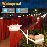 Solar Post Lights for Fences - 4x4 & 6x6