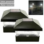 Solar LED Fence Lights - Waterproof Outdoor Set
