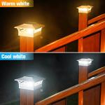 Solar Post Lights for Fences - 4x4 & 6x6