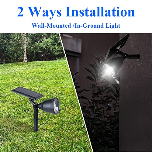 FALOVE Solar Spotlights: Bright & Waterproof [2-pack]