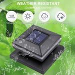 6 Pack Solar Post Lights - Warm White Outdoor Lighting