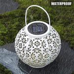 GIGALUMI Solar Hanging Lanterns for Outdoor Decor