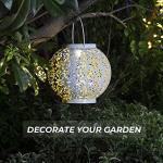 GIGALUMI Solar Hanging Lanterns for Outdoor Decor