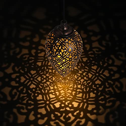 Waterproof Solar Garden Lanterns - 2 Pack