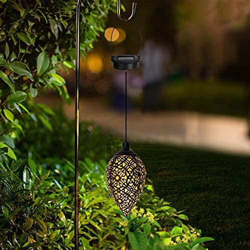Waterproof Solar Garden Lanterns - 2 Pack