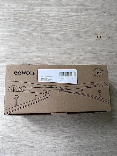 Waterproof Solar Garden Lanterns - 2 Pack