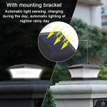 Solar LED Post Cap Lights for Garden Fences