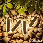 Lacasa Solar Garden Lights, 4 Pack, 30 LEDs