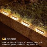 Lacasa Solar Garden Lights, 4 Pack, 30 LEDs