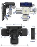 2 Pack Solar Motion Sensor Security Lights
