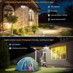 MEIKEE Solar Motion Sensor Security Flood Lights