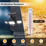 MEIKEE Solar Motion Sensor Security Flood Lights