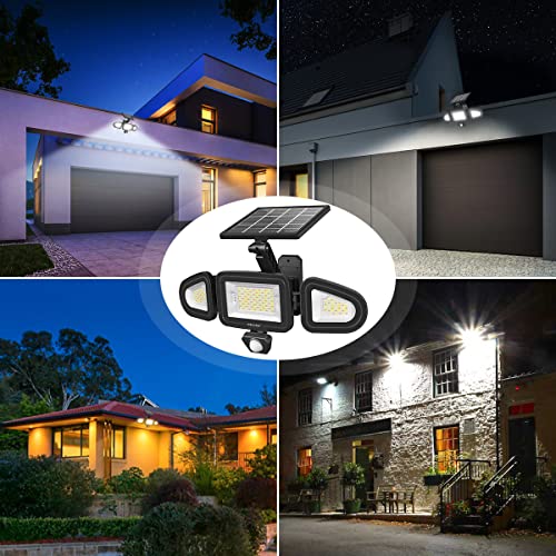MEIKEE Solar Motion Sensor Flood Lights - 1800LM