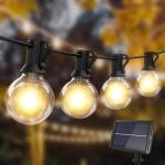 Shatterproof Solar Festoon Lights for Outdoor Use