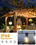 Shatterproof Solar Festoon Lights for Outdoor Use