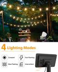 Shatterproof Solar Festoon Lights for Outdoor Use