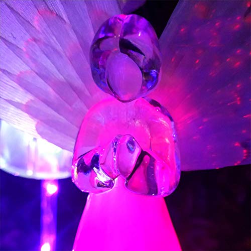 Waterproof Multi-Color Angel Solar Garden Lights
