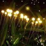 2 Pack Solar Firefly Garden Lights - LED Stake