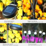 2 Pack Solar Firefly Garden Lights - LED Stake