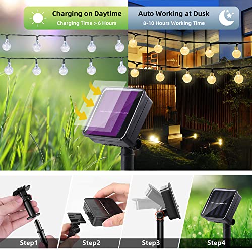 Solar Fairy Lights with Crystal Balls