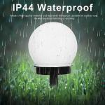 6-Pack Solar LED Garden Globe Lights
