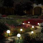 6-Pack Solar LED Garden Globe Lights