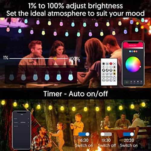 15M Solar/USB Garden String Lights - 20 Modes