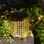 Solar Watering Can LED Lantern String Lights