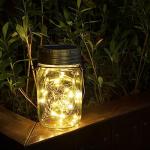 Waterproof Solar Mason Jar Lights - 6 Pack