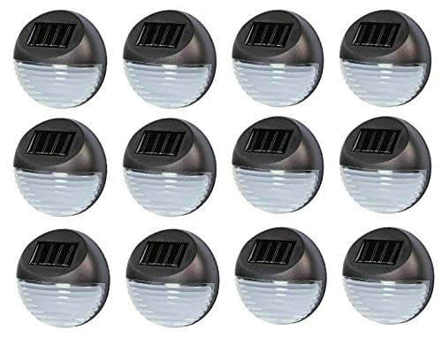 12 Pack Solar Fence Lights for Outdoor Décor