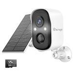 Solar Outdoor Security Camera with 1080P and PIR Sensor