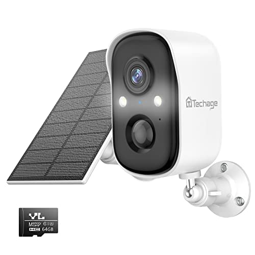 Wireless Solar Security Camera with AI Motion Detection