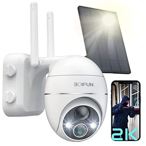 Wireless Solar Security Camera with Color Night Vision