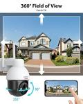 Wireless Solar 360° Outdoor Security Camera System