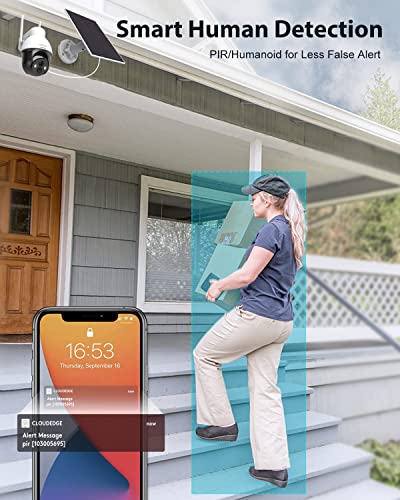 Wireless Solar Security Camera with Motion Detection