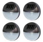Solar LED Fence Lights for Outdoor Decor - 12 Pack
