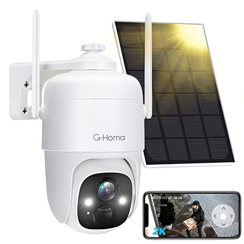 360° Wireless Solar Security Camera with AI Detection
