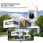 G-Homa 2K Solar Outdoor Security Camera System