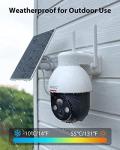 Wireless Solar 360° Outdoor Security Camera System