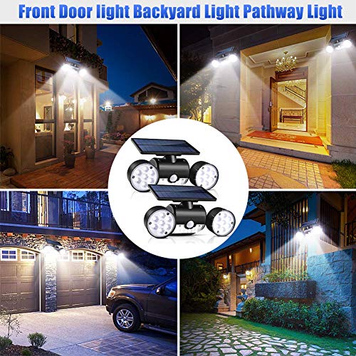 Waterproof Dual Head Solar Garden Lights