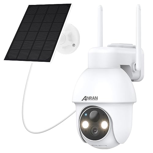 ANRAN Outdoor Solar 2K Security Camera: Smart, Wireless