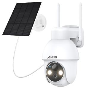 Solar Security Camera with 360° View and Night Vision