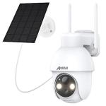 Solar Security Camera with 360° View and Night Vision