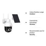 Wireless Solar 360° Outdoor Security Camera System