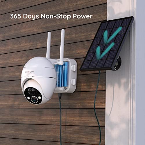 Wireless Solar Security Camera with Color Night Vision