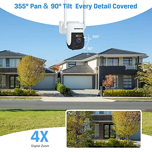 Wireless Solar Security Camera with 2K Quality